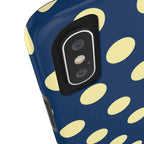 Big Polka Dot | Blue and Cream