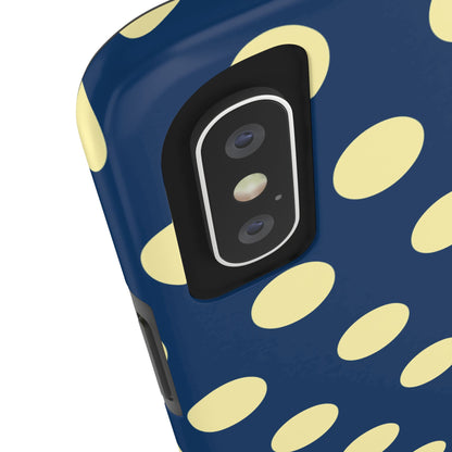 Big Polka Dot | Blue and Cream