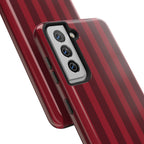 Bold Stripes Samsung Galaxy Case | Cherry