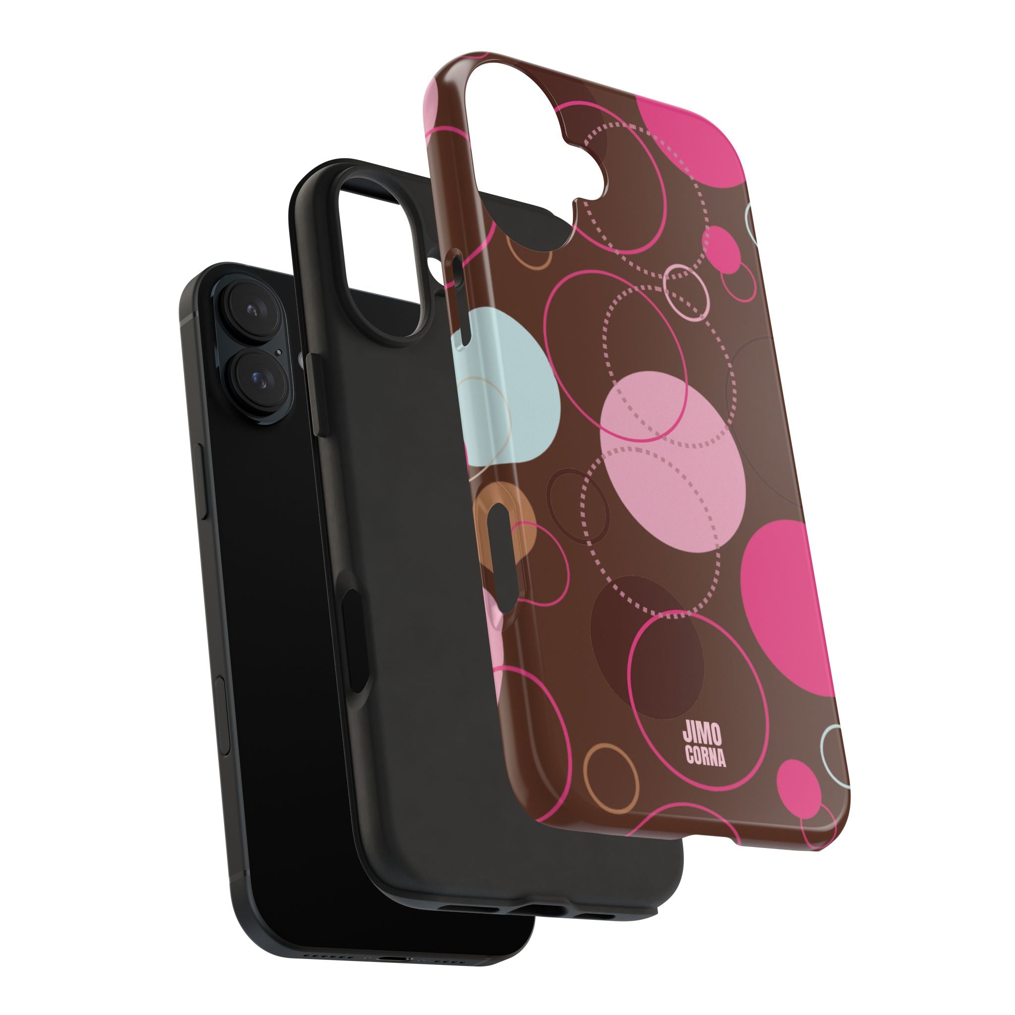 Spiral Pop iPhone Case | Brown