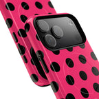 Big Polka Dot | Hot Pink and Black