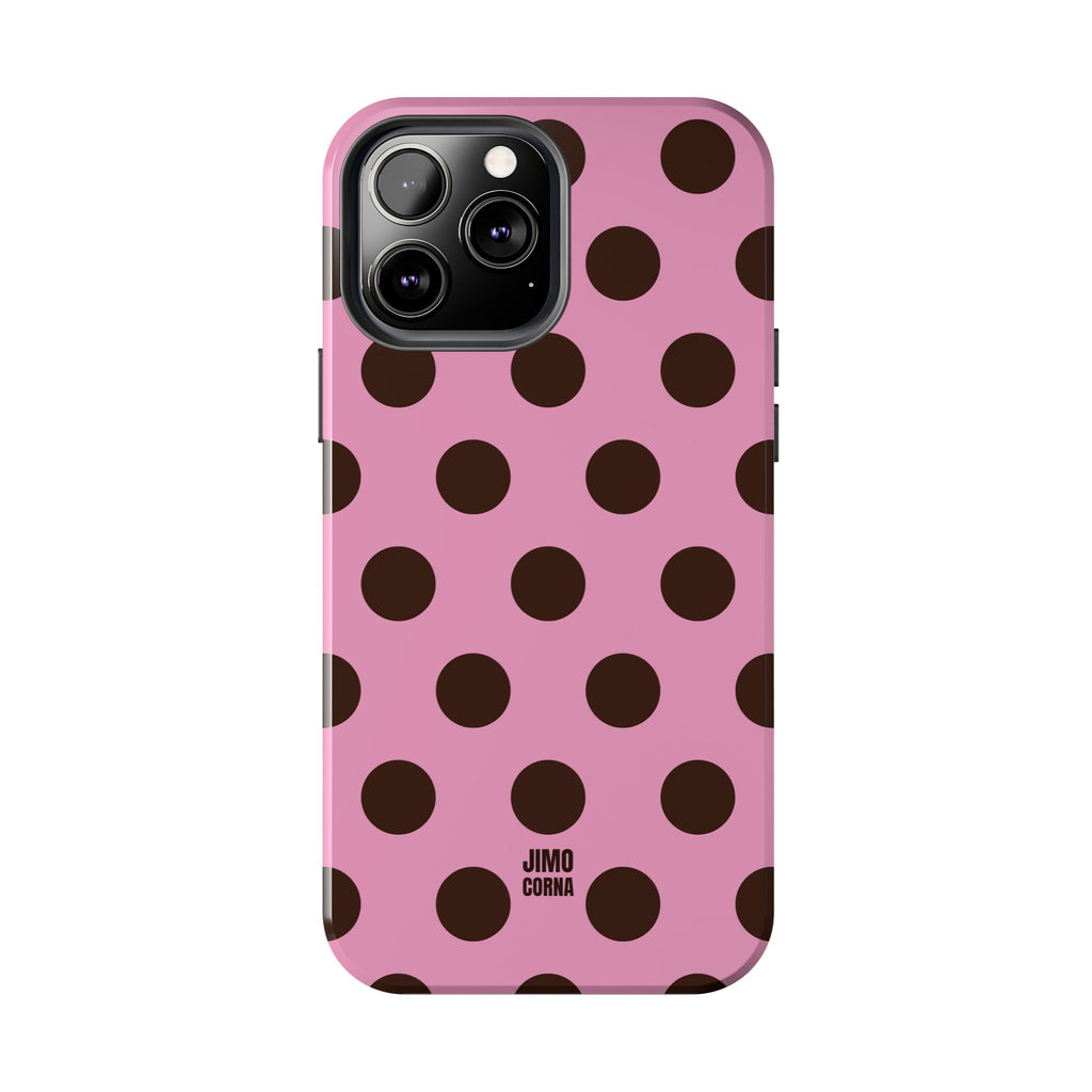 Big Polka Dot | Pink and Black