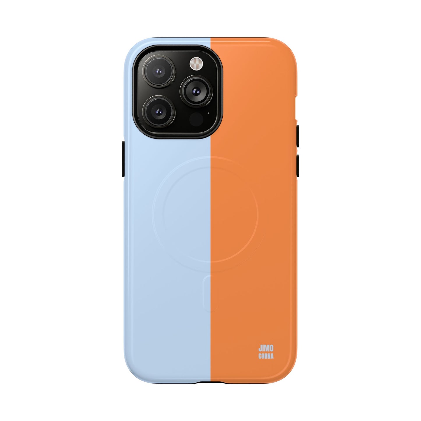 Orange and Blue Color Block