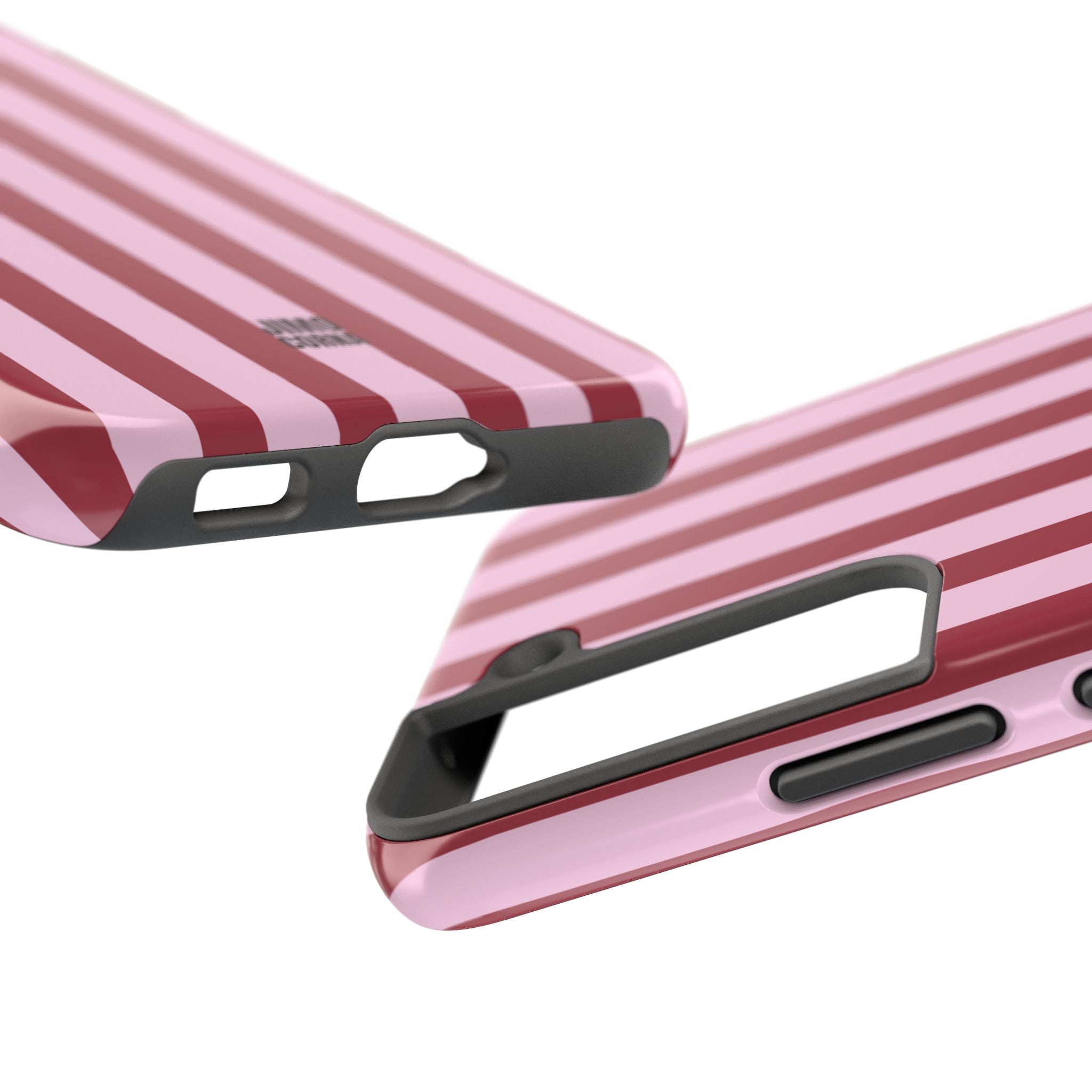 Bold Stripes iPhone Case | Pink and Red