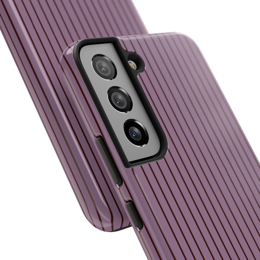 Plum Berry Soft Stripes