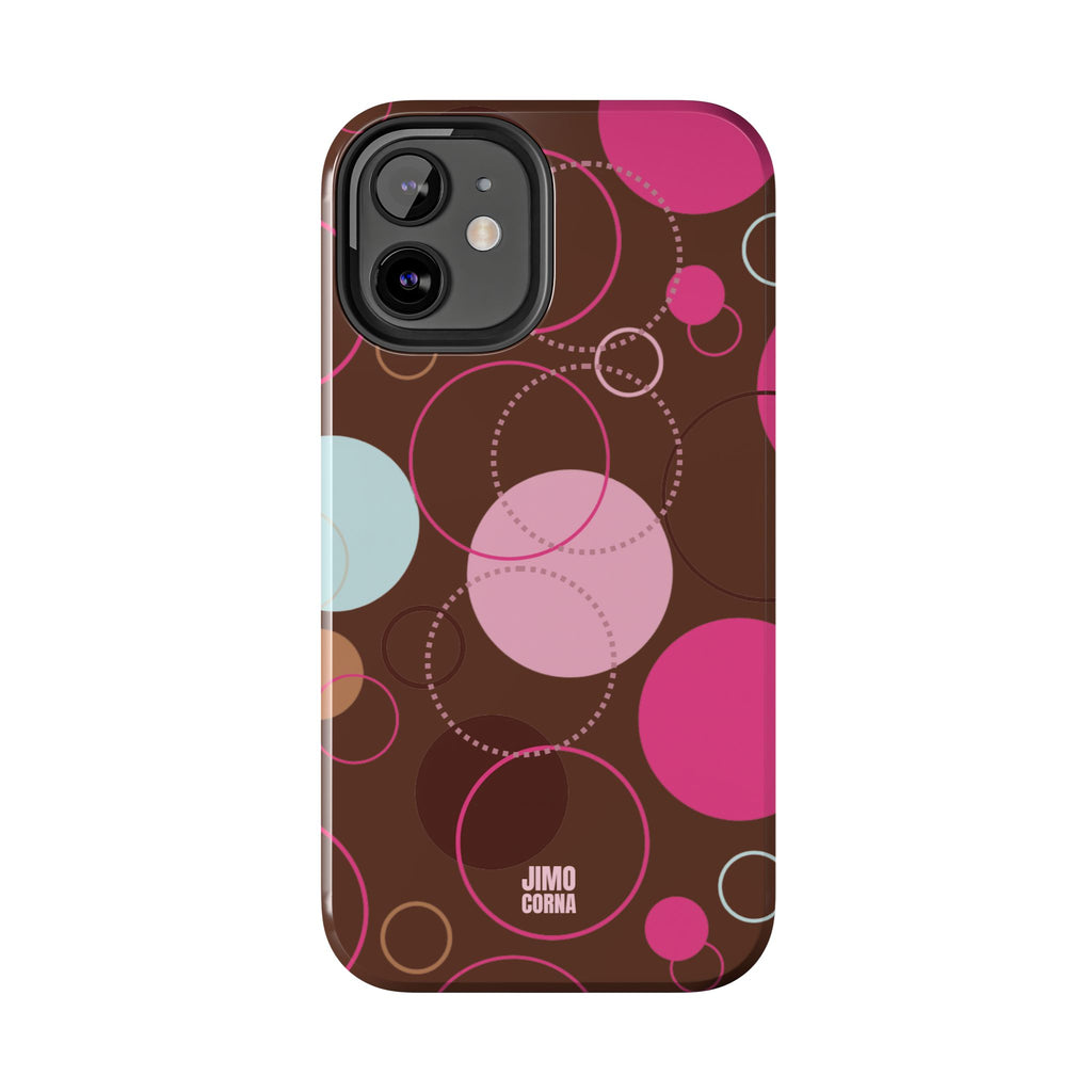 Spiral Pop iPhone Case | Brown