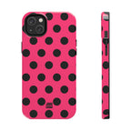 Big Polka Dot | Hot Pink and Black