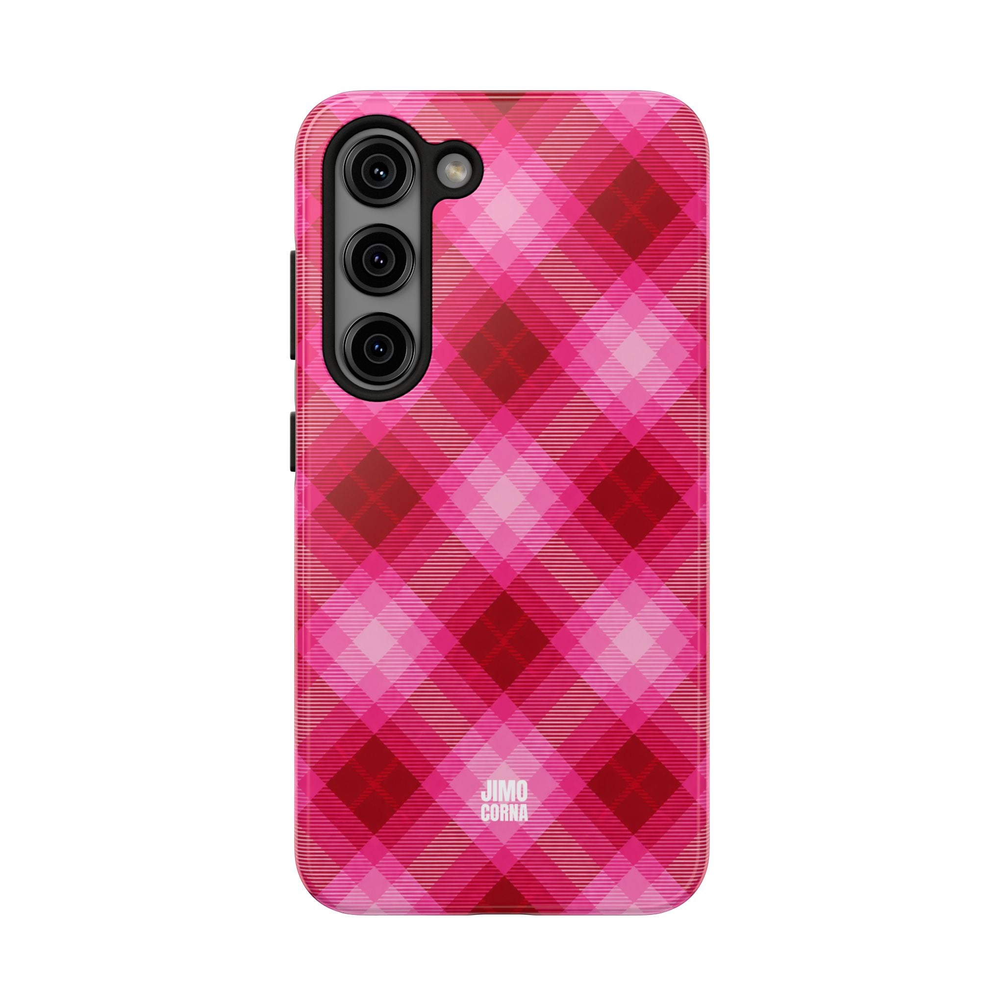 Pink Picnic Plaid Samsung Galaxy Case
