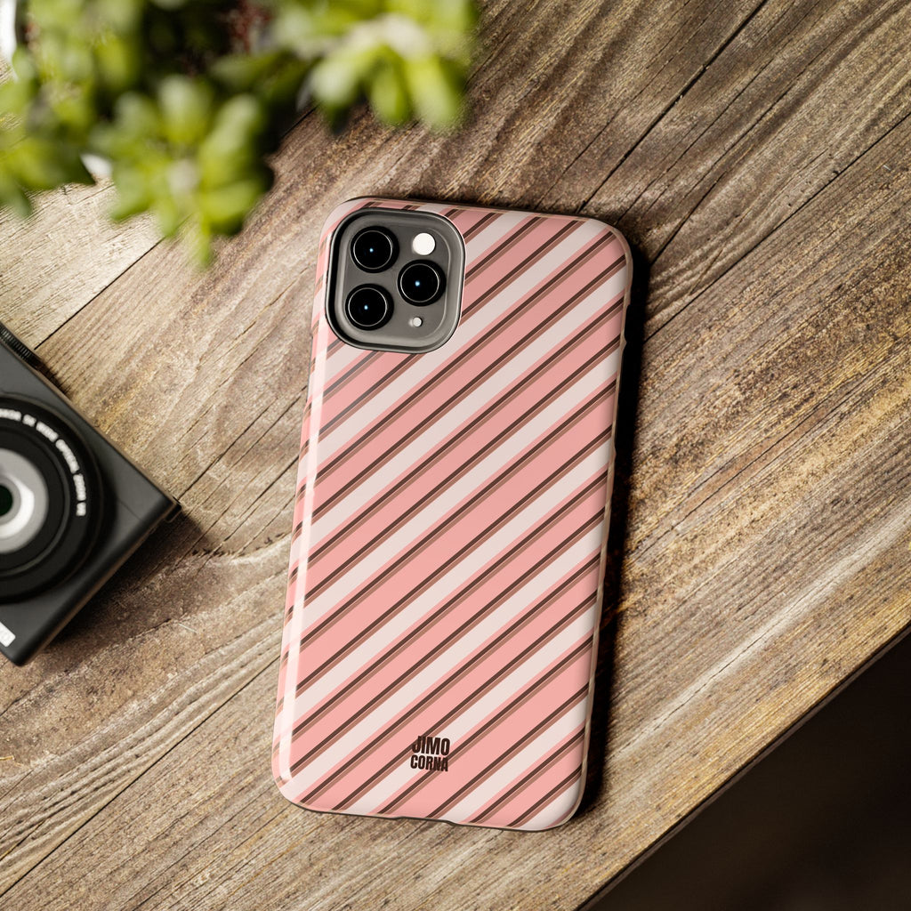 Angelina Stripes | Pink - iPhone Case