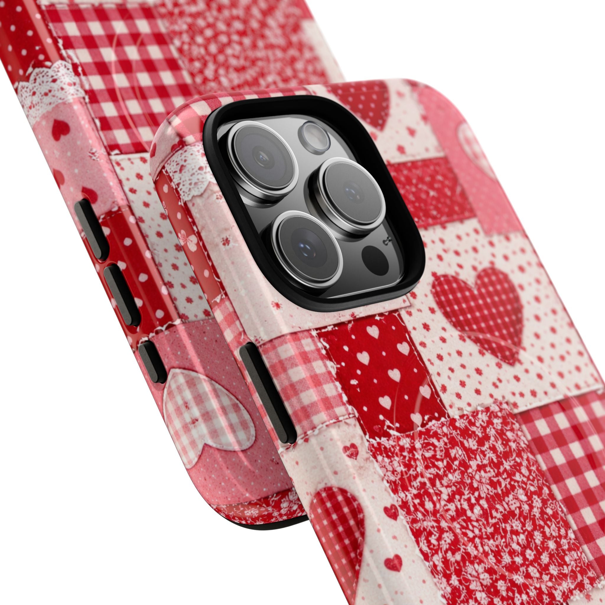 Patchwork Heart MagSafe iPhone Case