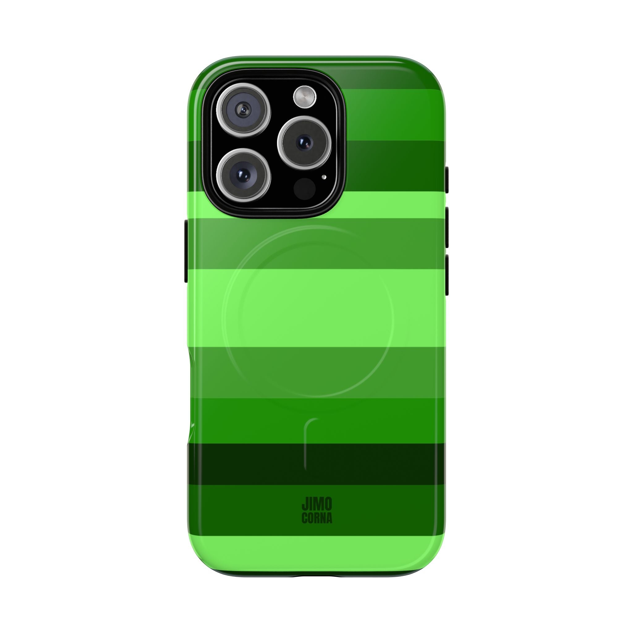 Matcha Stripe MagSafe iPhone Case