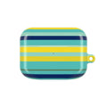 Blue Lemon Stripe AirPods Case