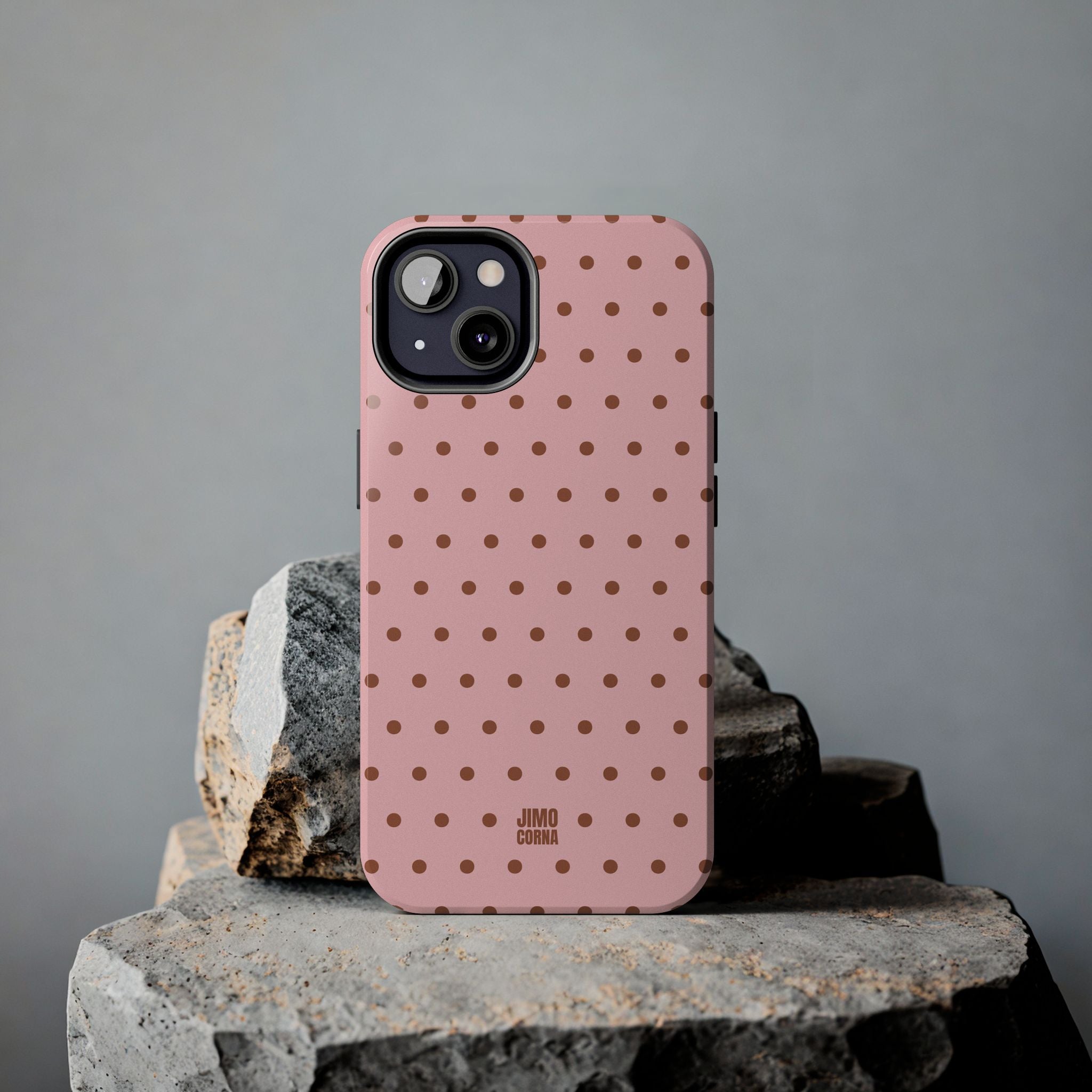 Polka Dot | Pink and Brown