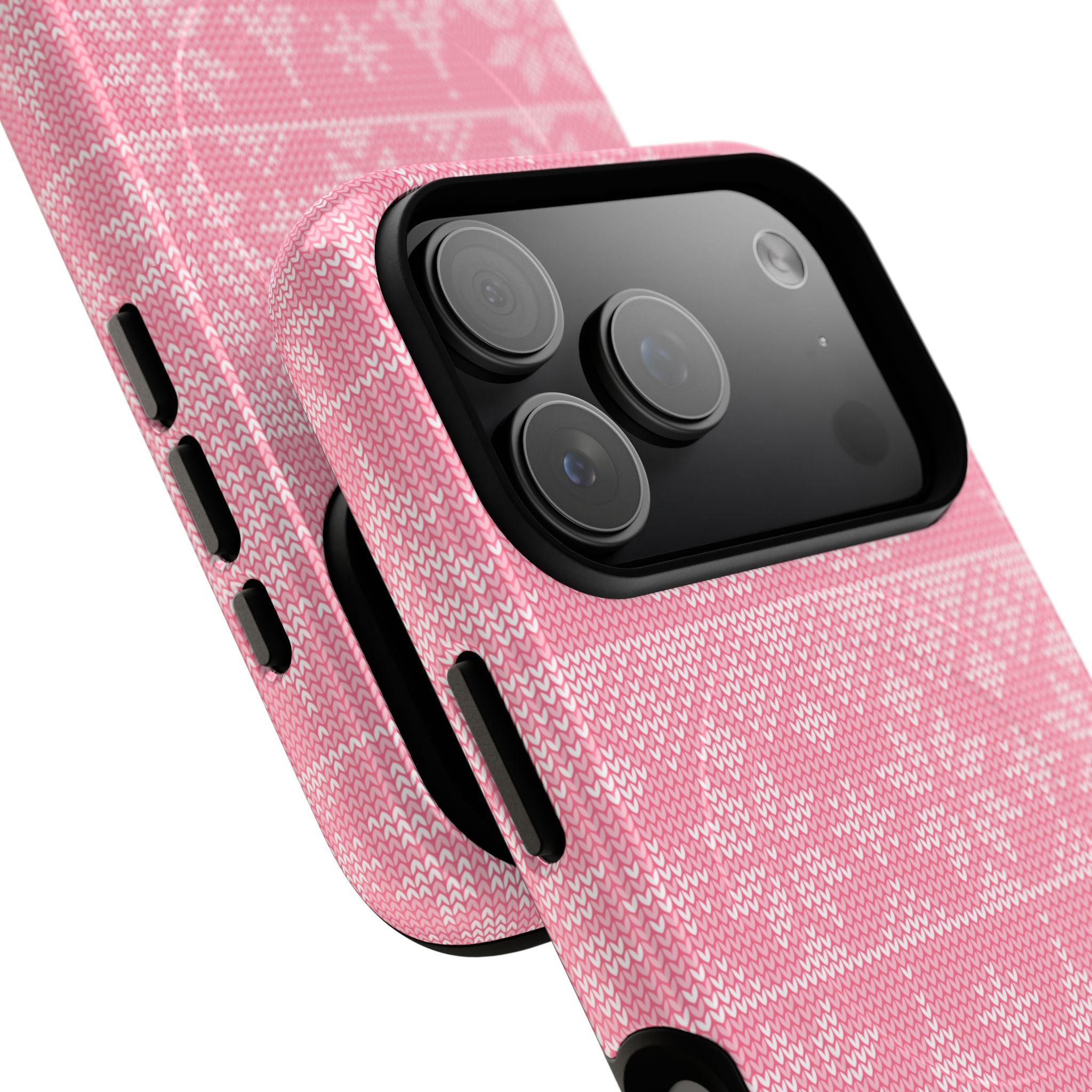 Holiday Knit | Pink MagSafe iPhone Case
