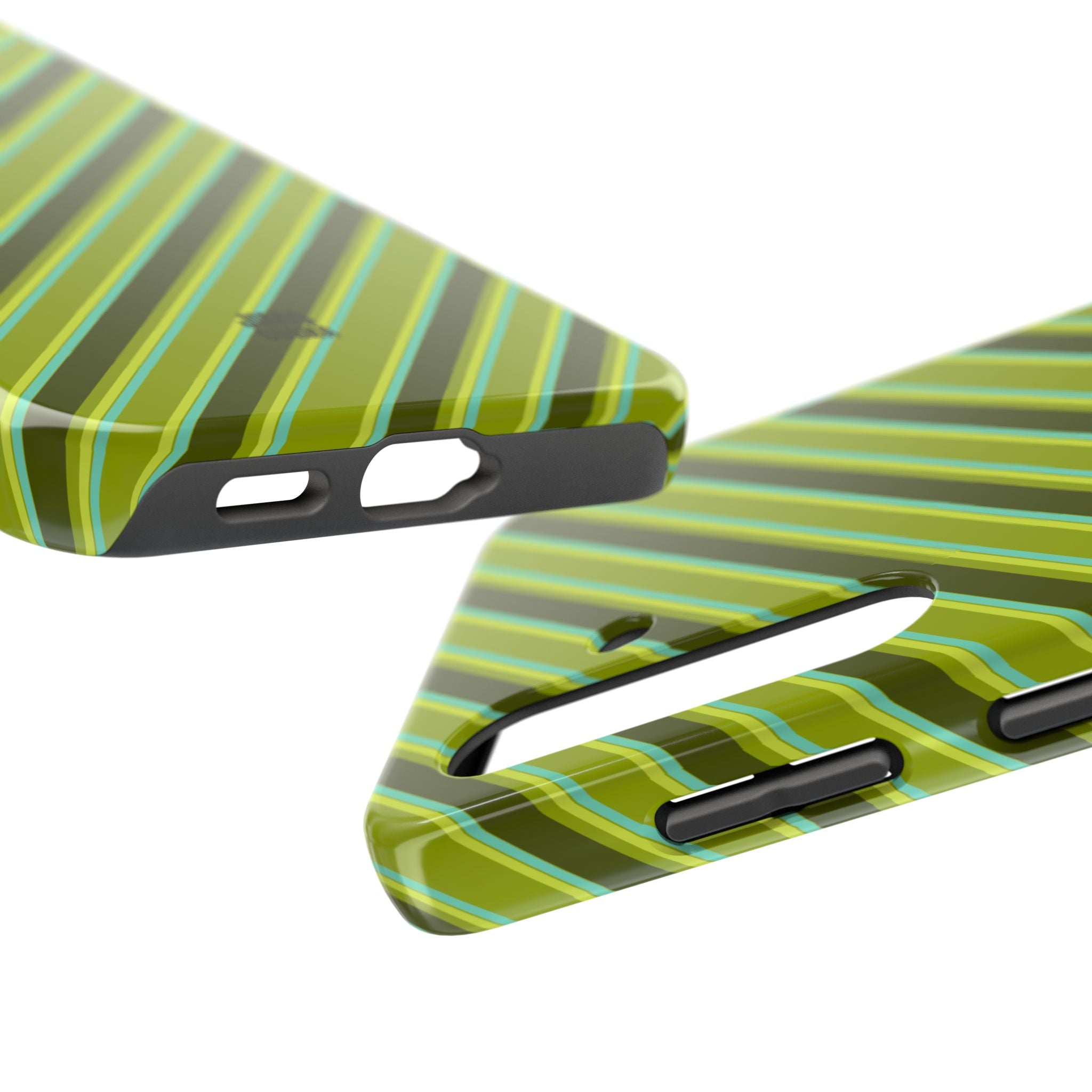 Angelina Stripes | Olive - Samsung Galaxy Case