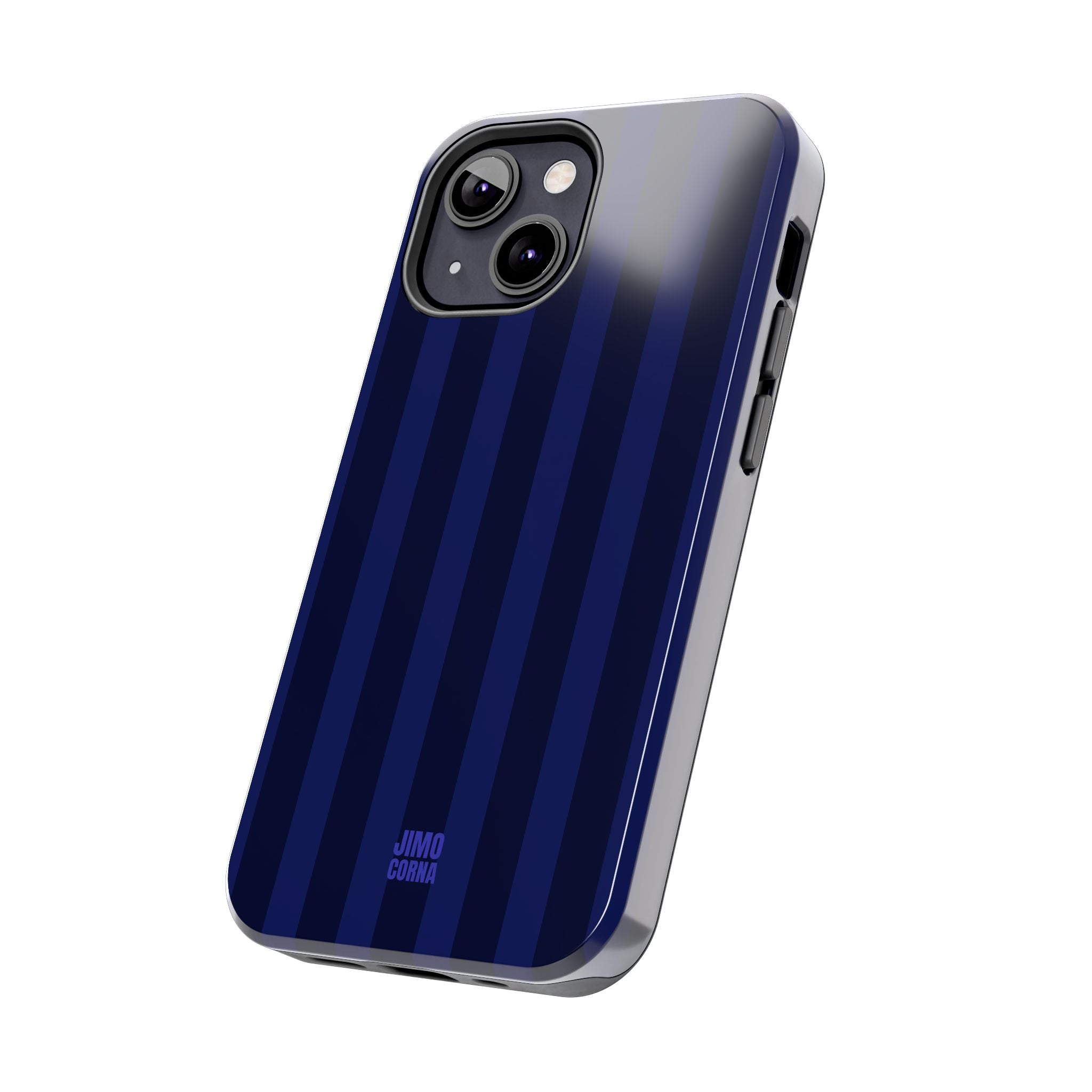 Bold Stripes iPhone Case | Navy Blue