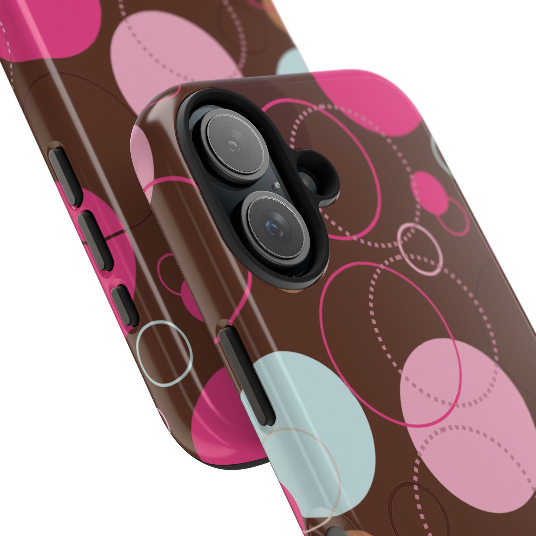 Spiral Pop iPhone Case | Brown