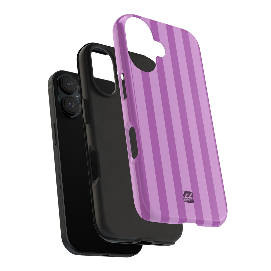 Bold Stripes iPhone Case | Plum