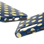 Big Polka Dot | Blue and Cream