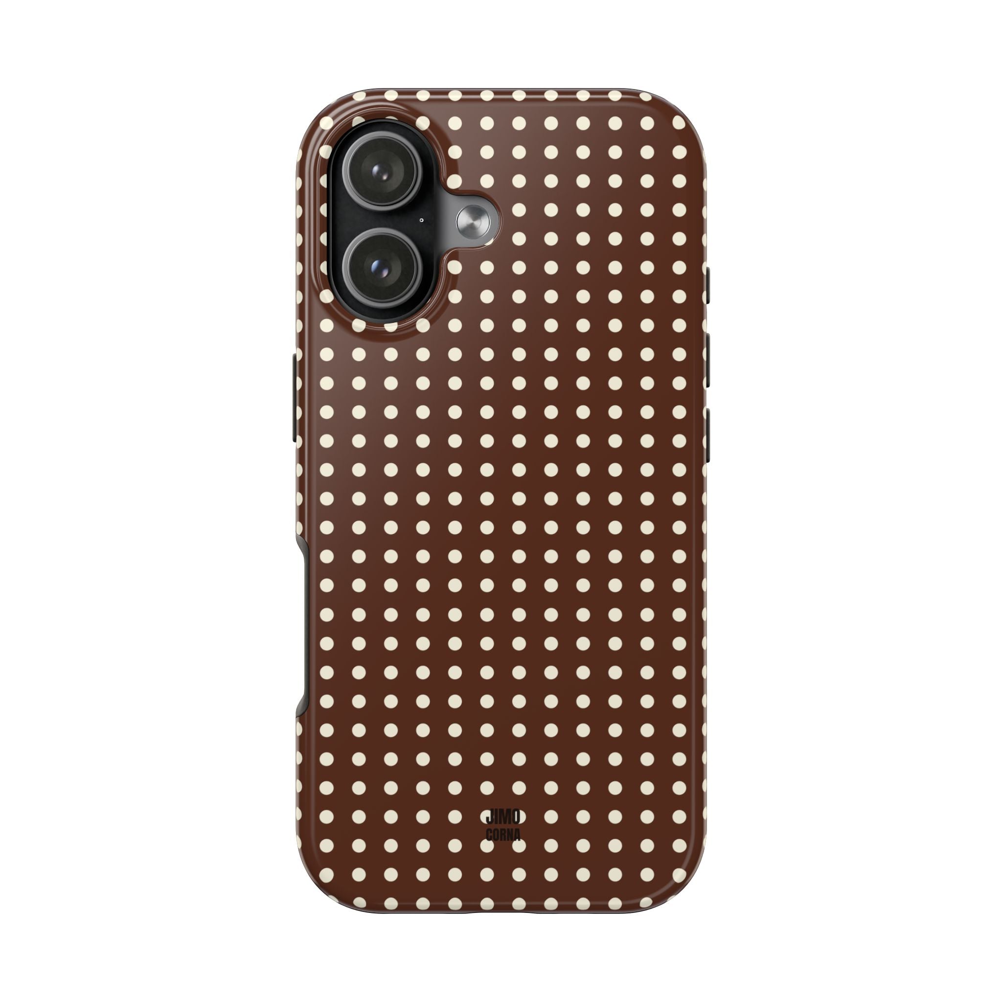 Brown Polka Dot iPhone Case – Jimo Corna
