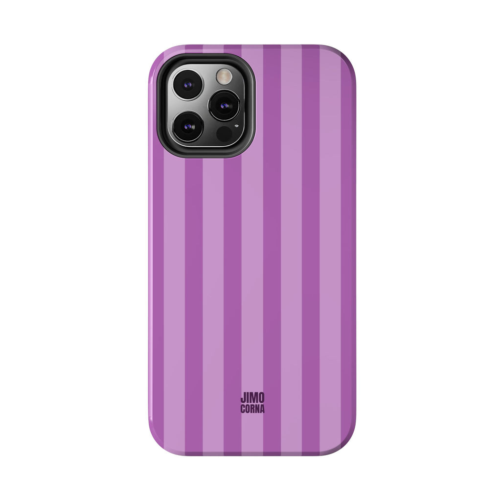 Bold Stripes iPhone Case | Plum