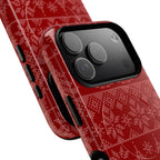 Holiday Knit | Red MagSafe iPhone Case