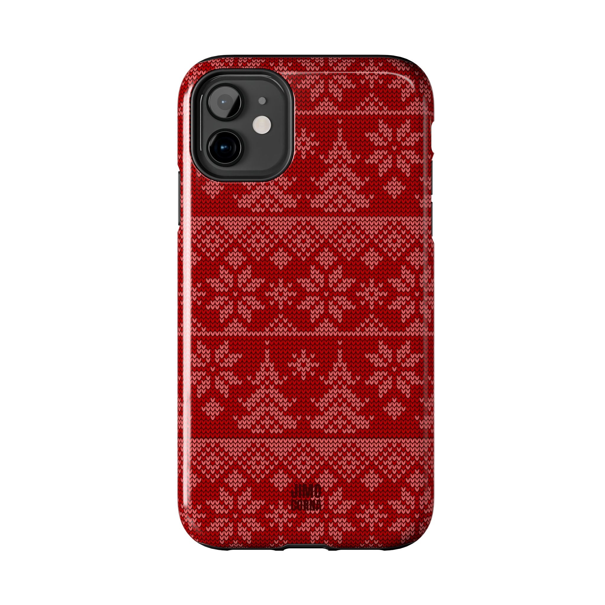 Holiday Knit | Red iPhone Case