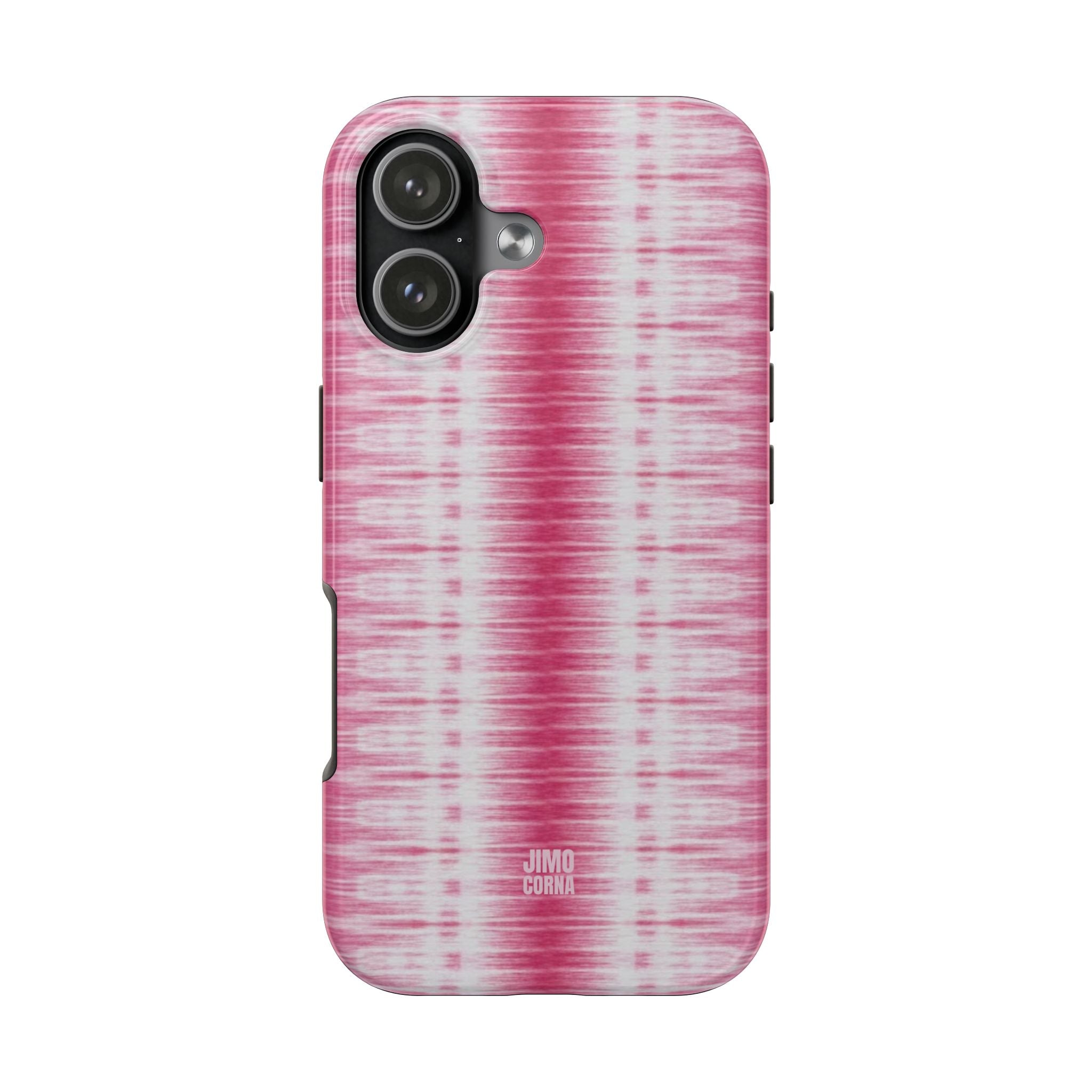 Pink Woven Texture iPhone Case