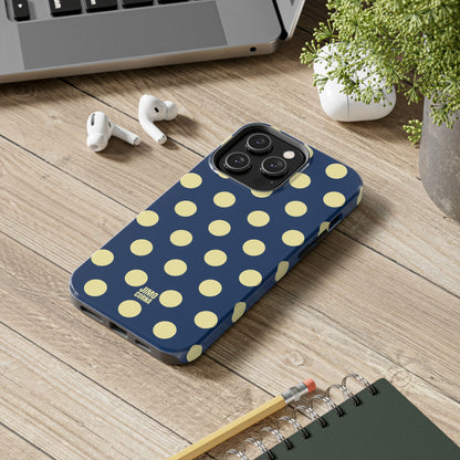 Big Polka Dot | Blue and Cream