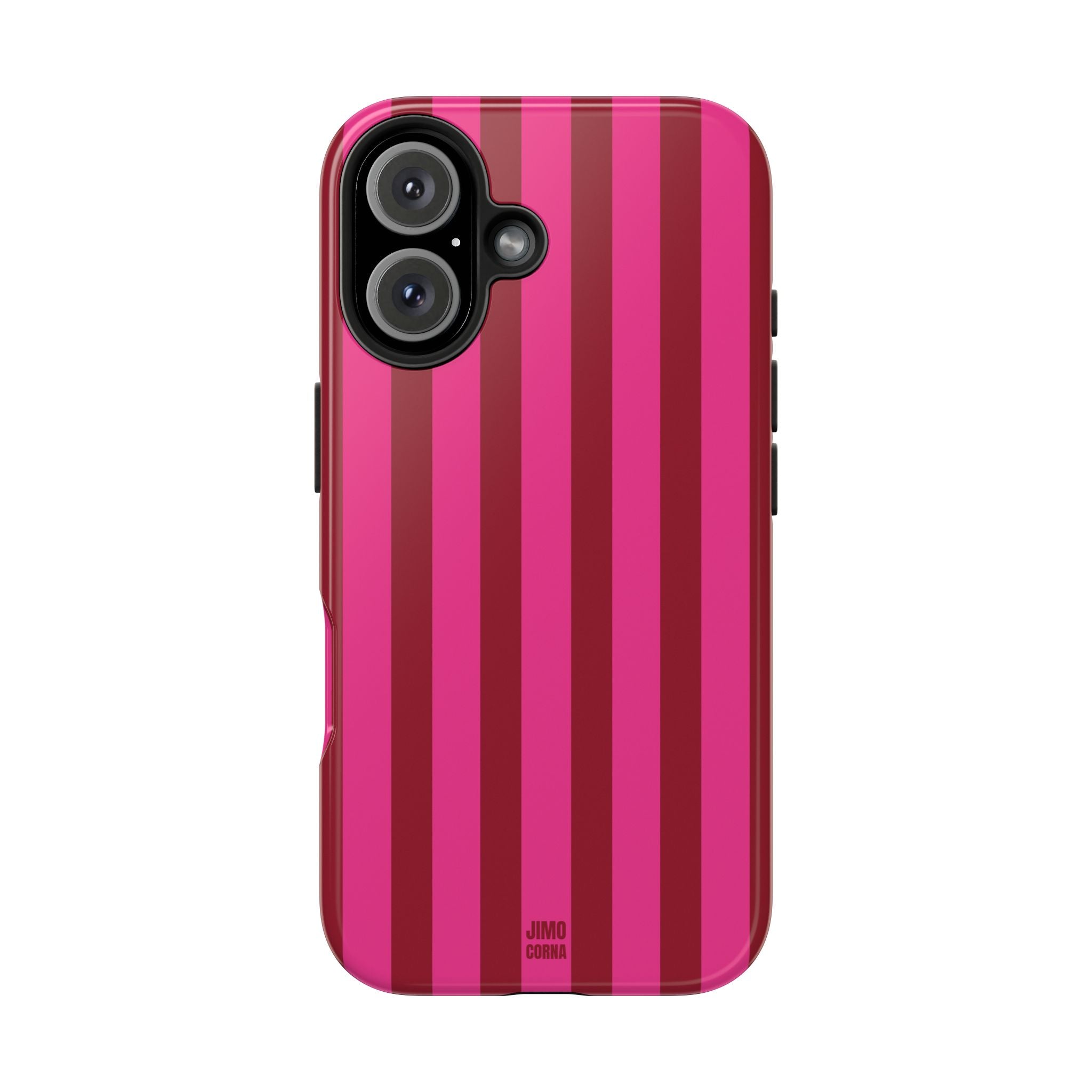Strawberry Burst Bold Stripes