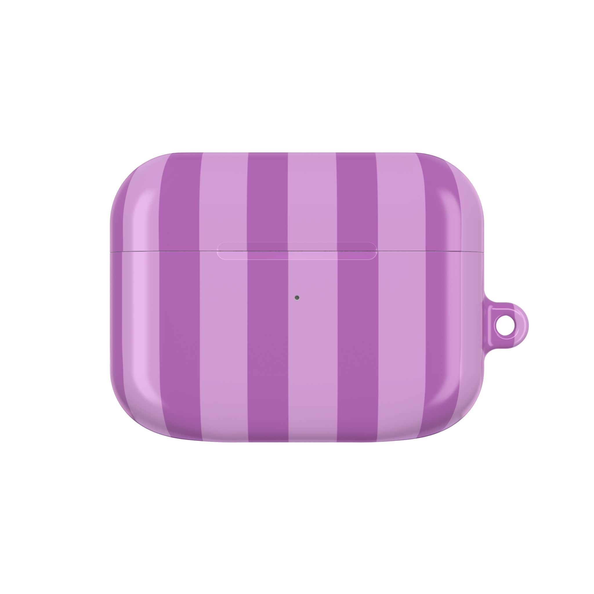 Bold Stripes AirPods Case | Plum