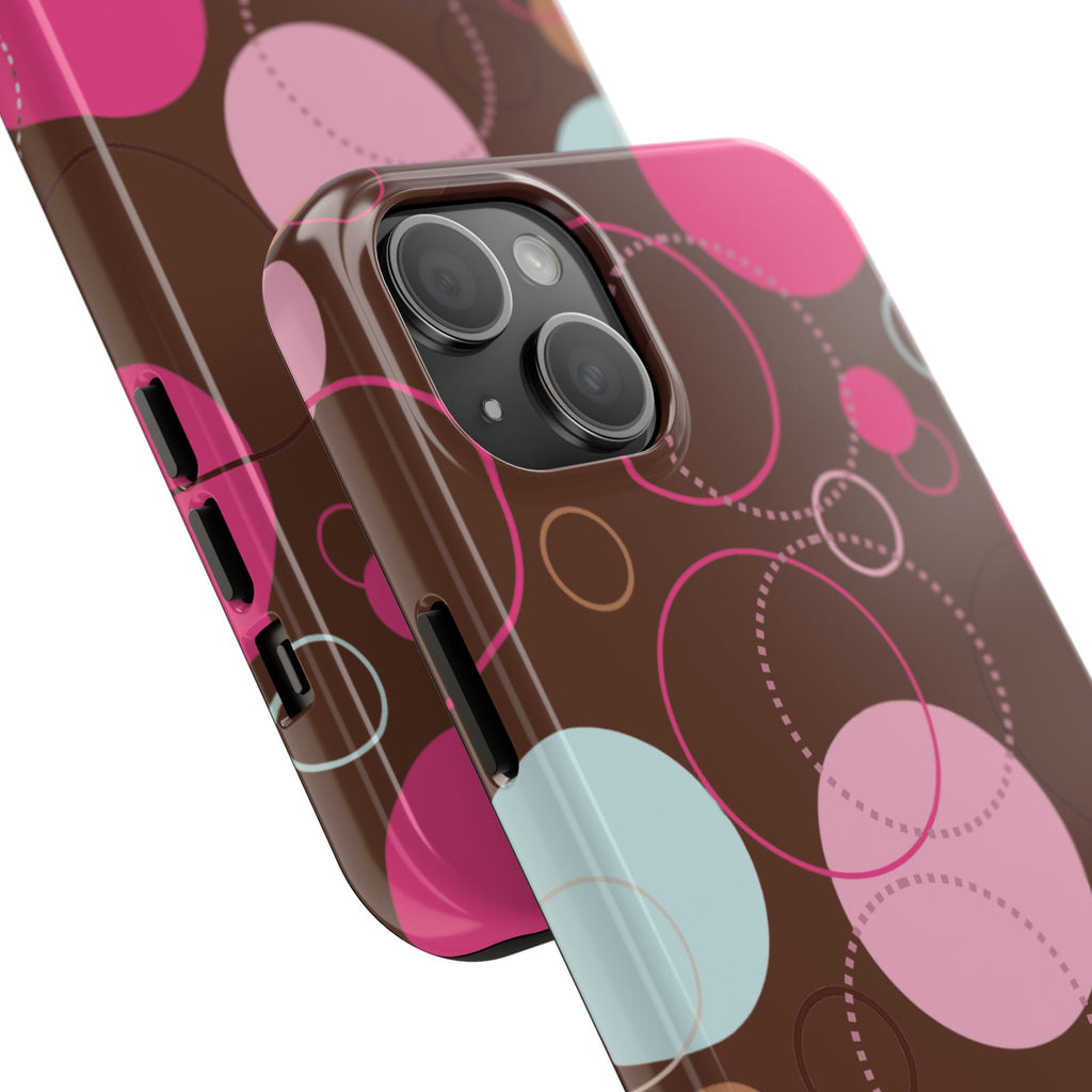 Spiral Pop iPhone Case | Brown