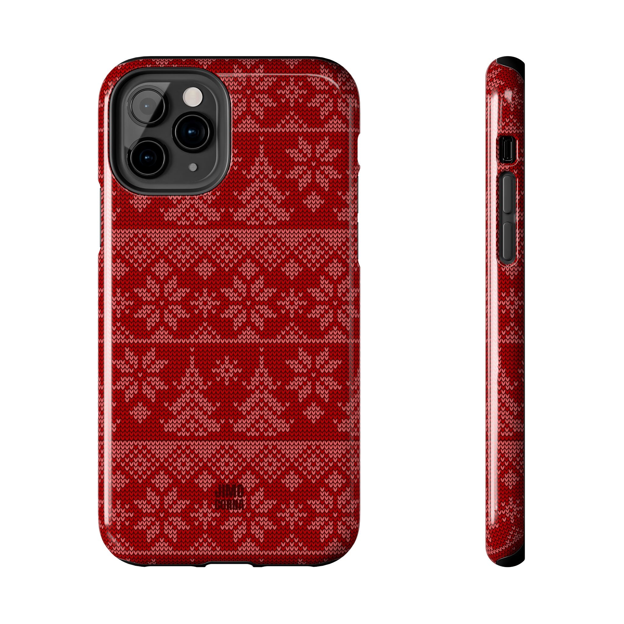 Holiday Knit | Red iPhone Case