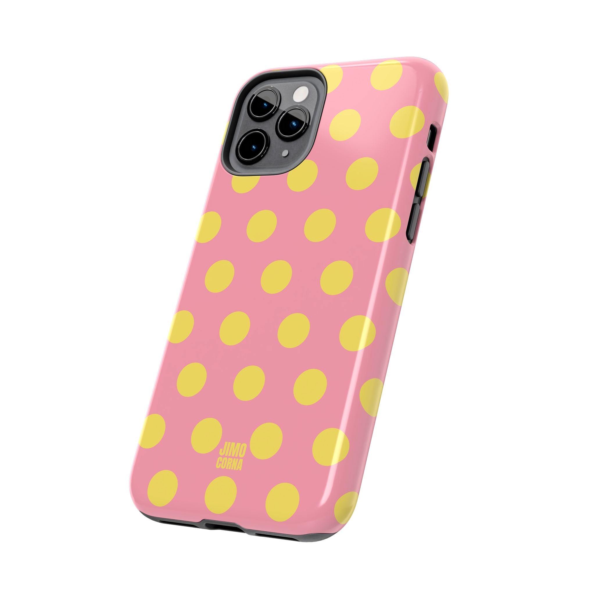 Big Polka Dot | Pink and Yellow