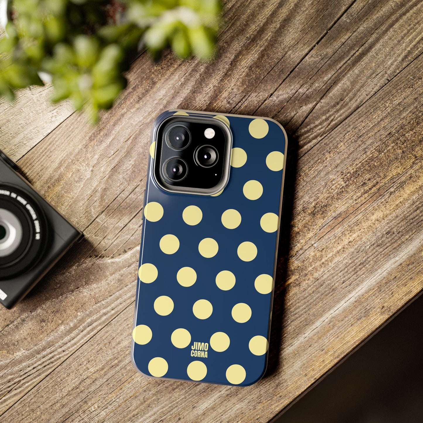 Big Polka Dot | Blue and Cream