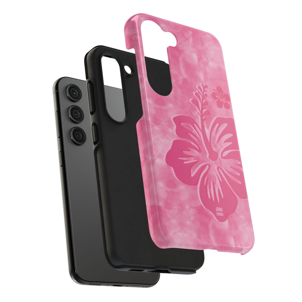 Pink Tie-Dye Hibiscus