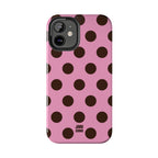 Big Polka Dot | Pink and Black