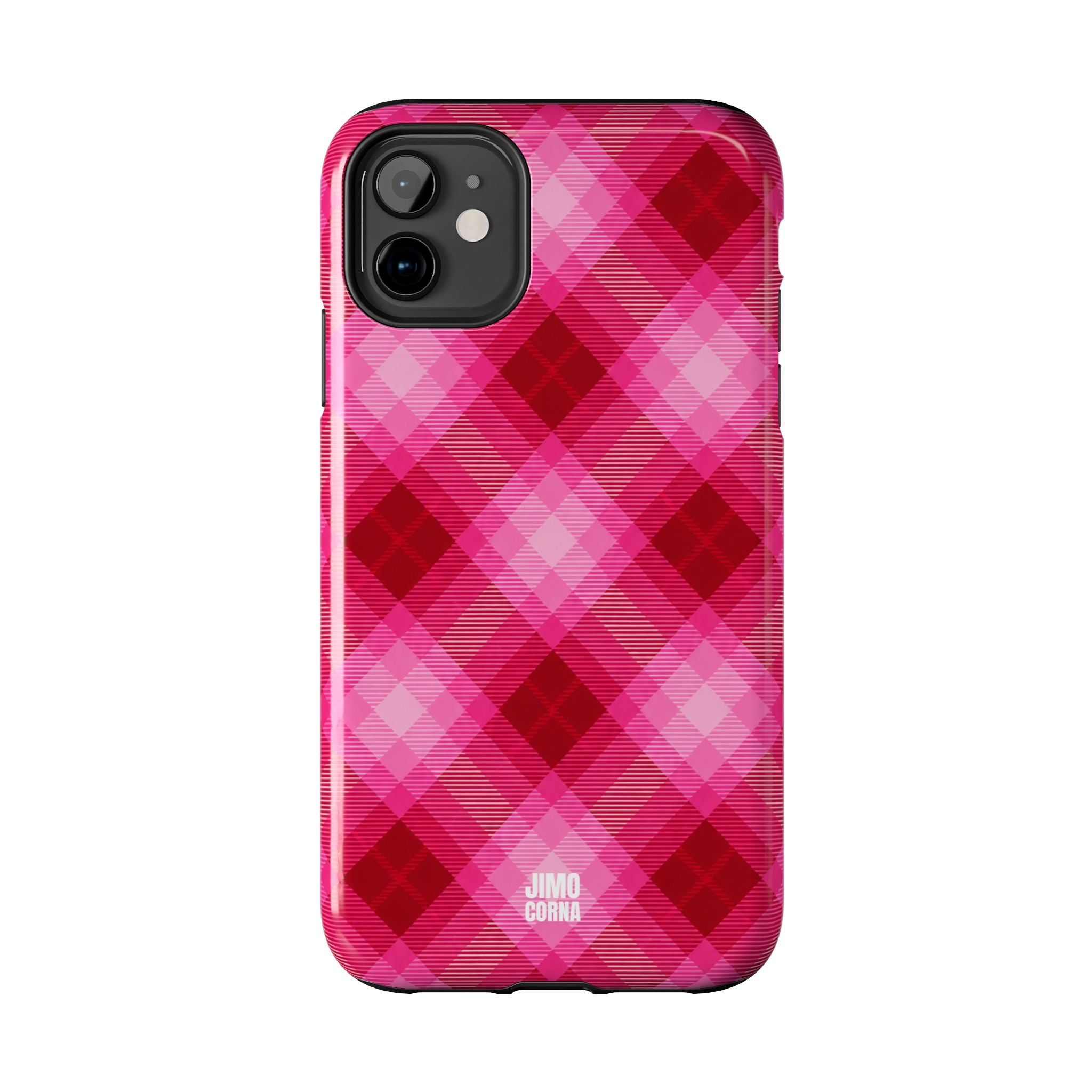 Pink Picnic Plaid iPhone Case