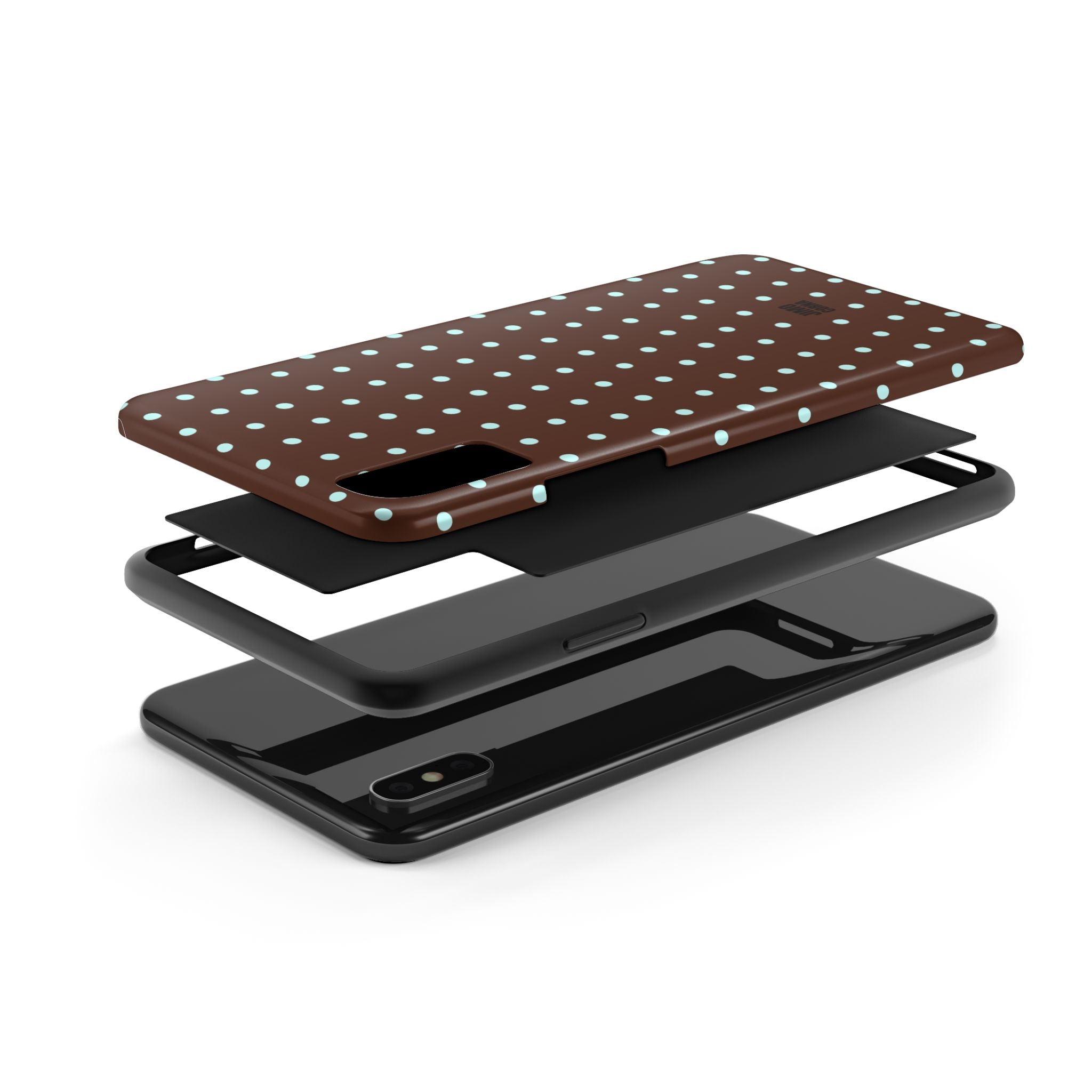 Polka Dot | Brown and Blue