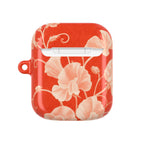 Red Flora AirPods Case