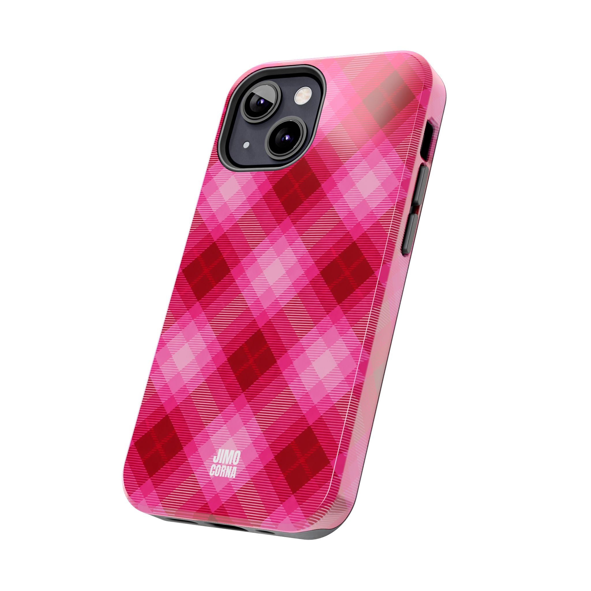 Pink Picnic Plaid iPhone Case