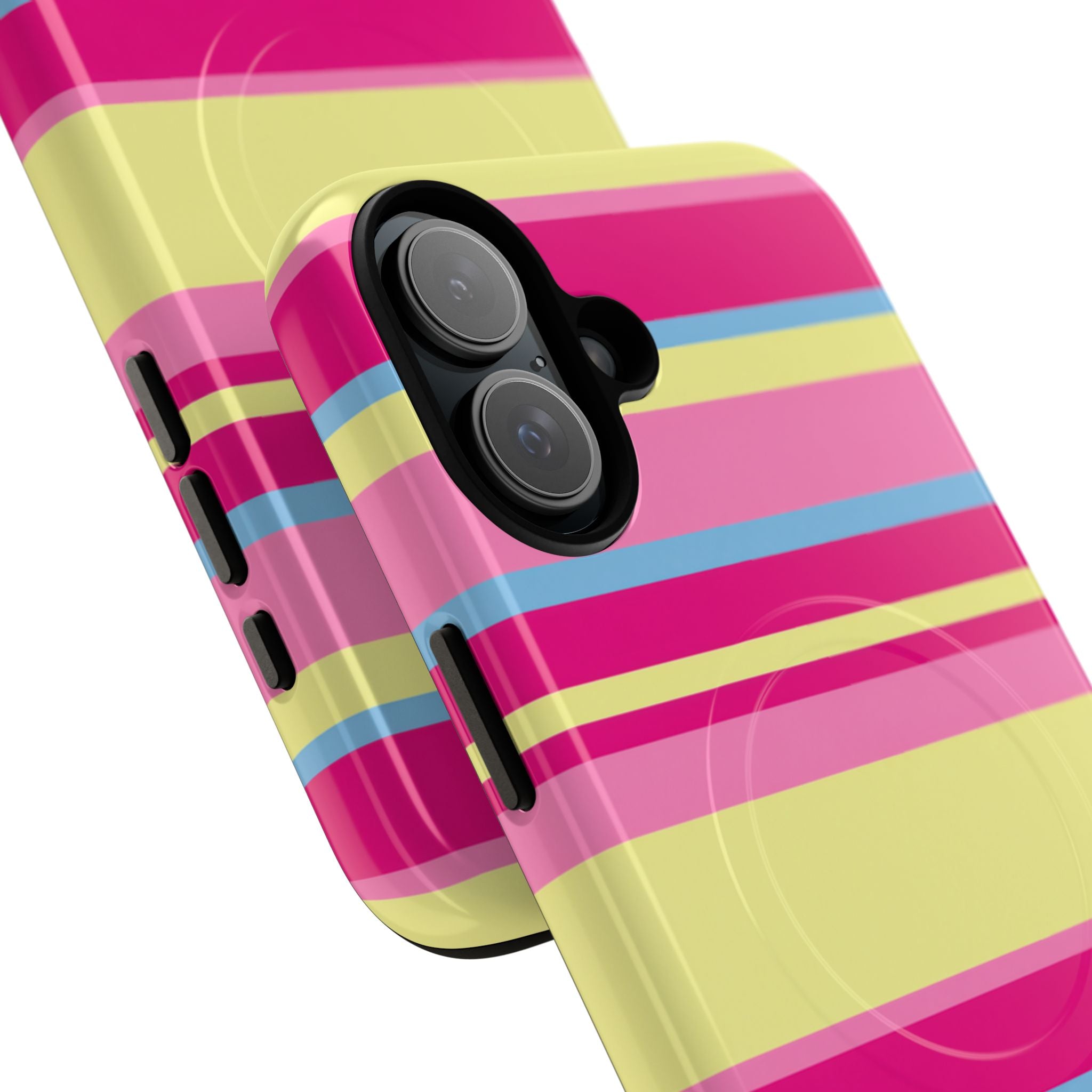 Lemonberry Stripe MagSafe iPhone Case