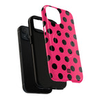 Big Polka Dot | Hot Pink and Black