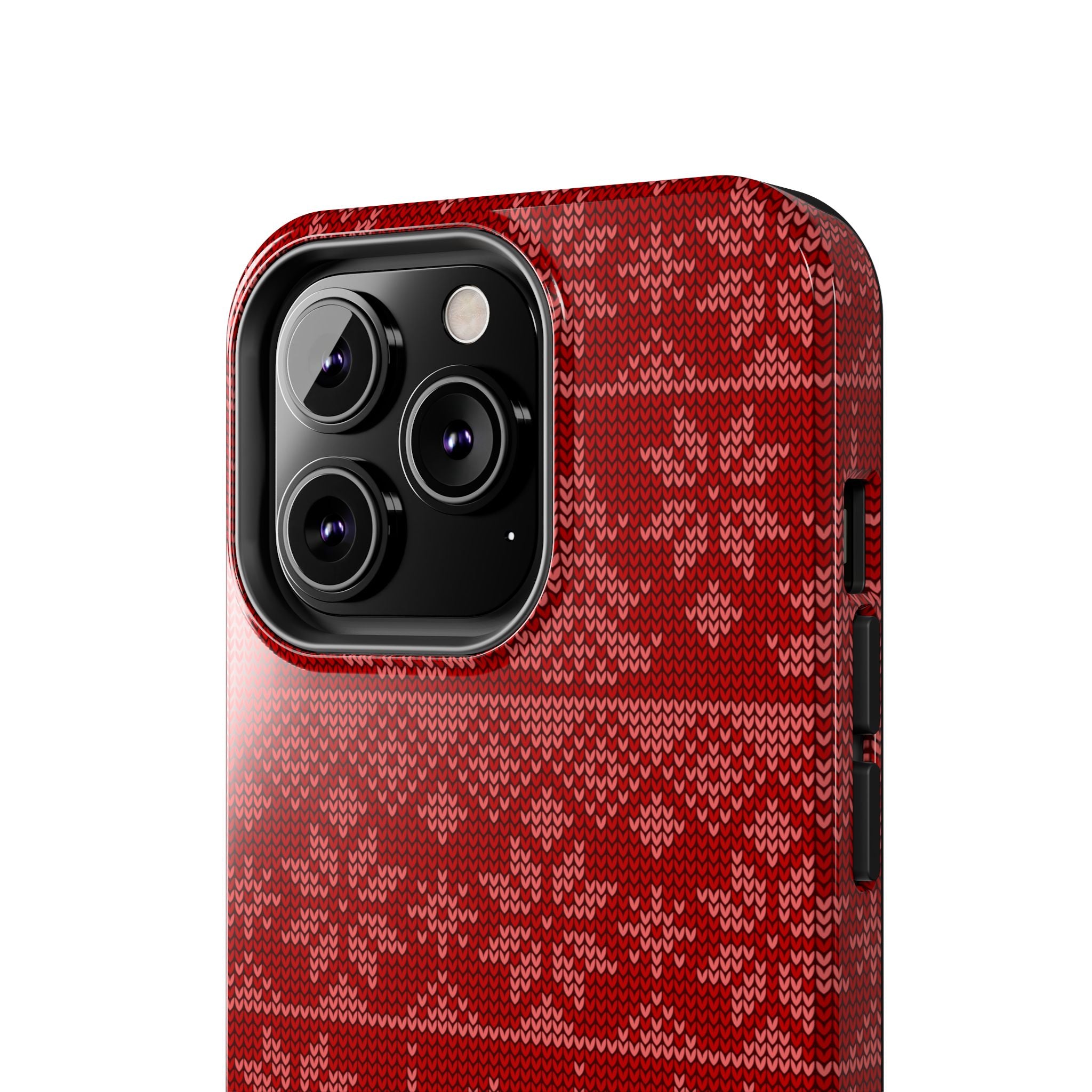 Holiday Knit | Red iPhone Case