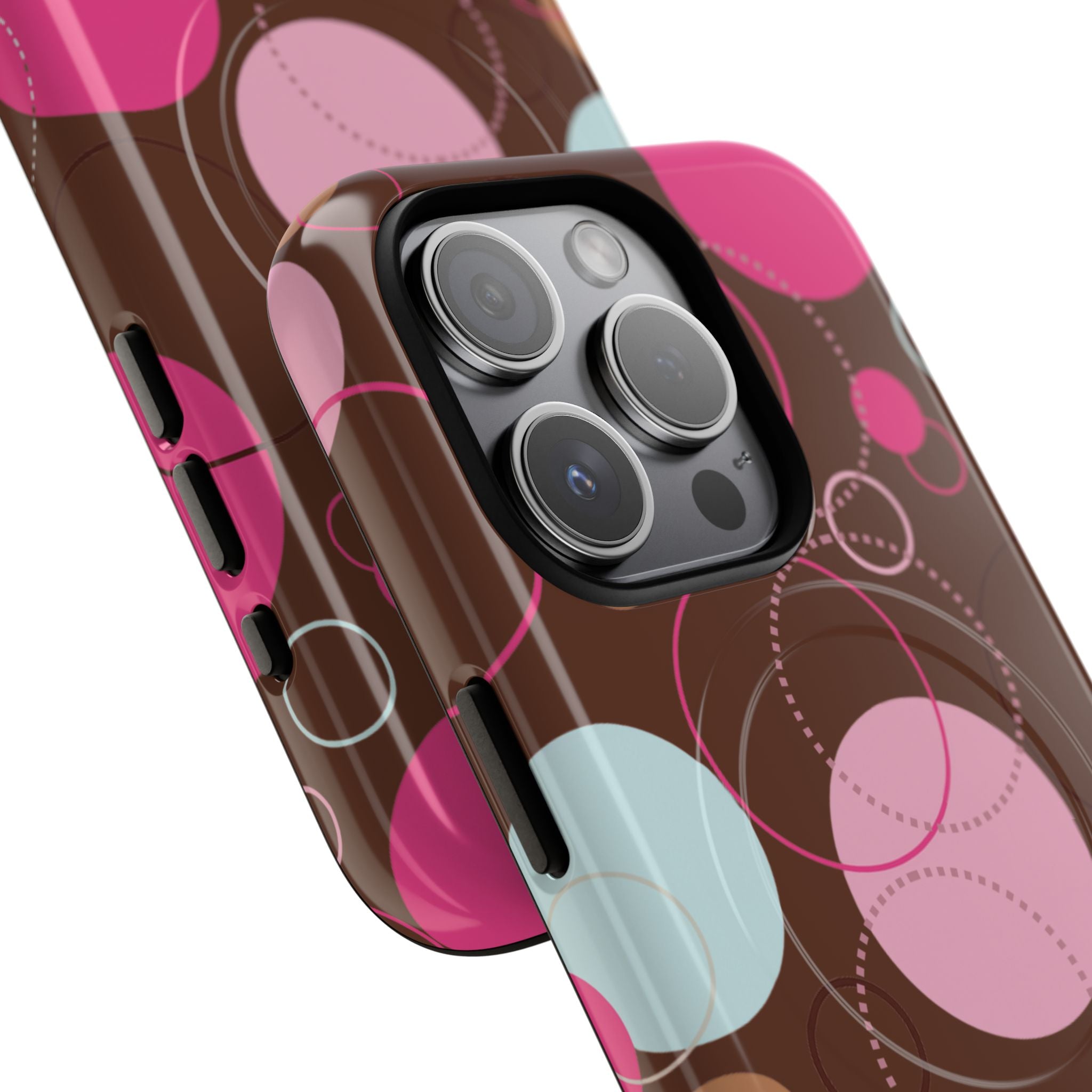 Spiral Pop MagSafe iPhone Case | Brown