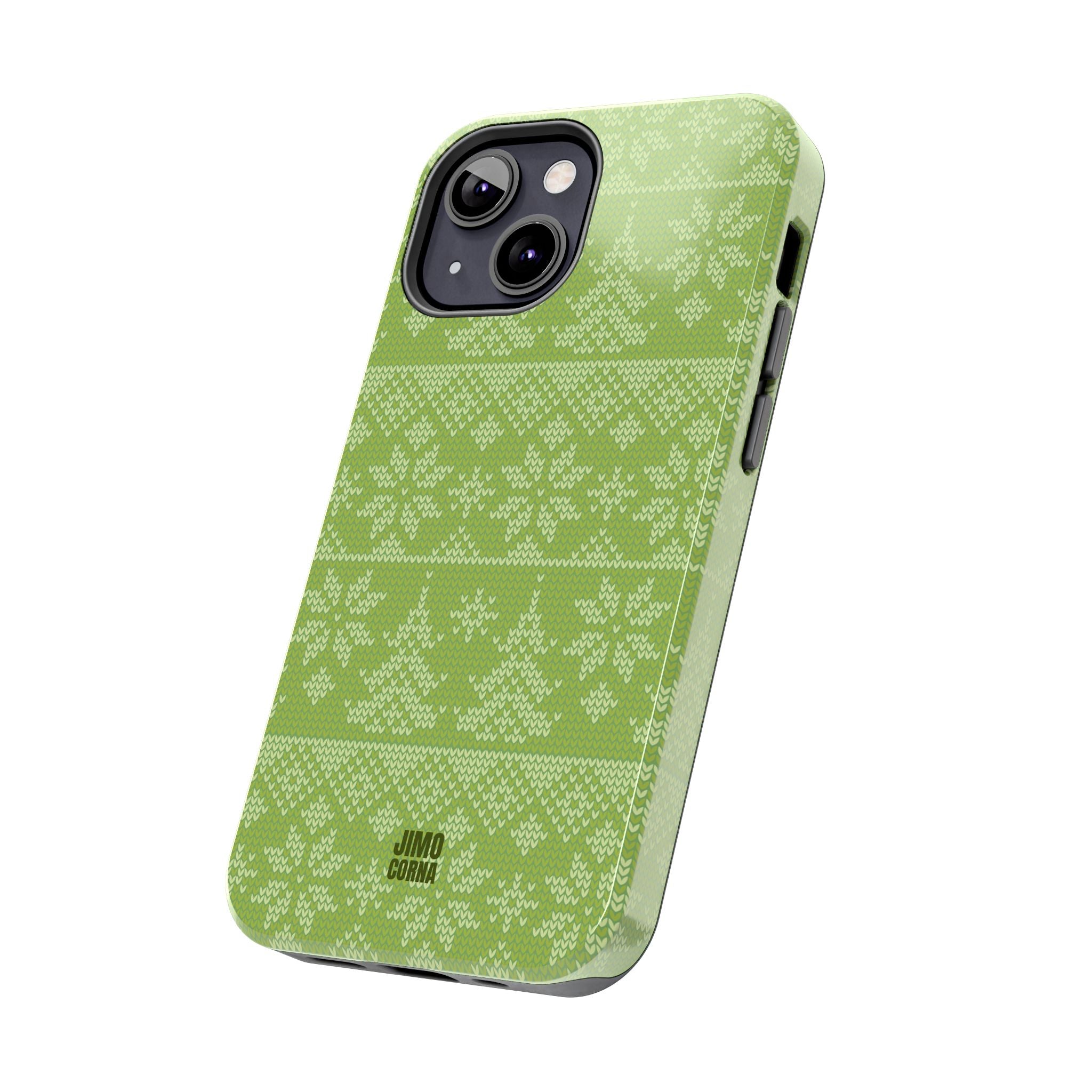 Holiday Knit | Green iPhone Case
