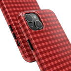 Farm Gingham iPhone Case | Red