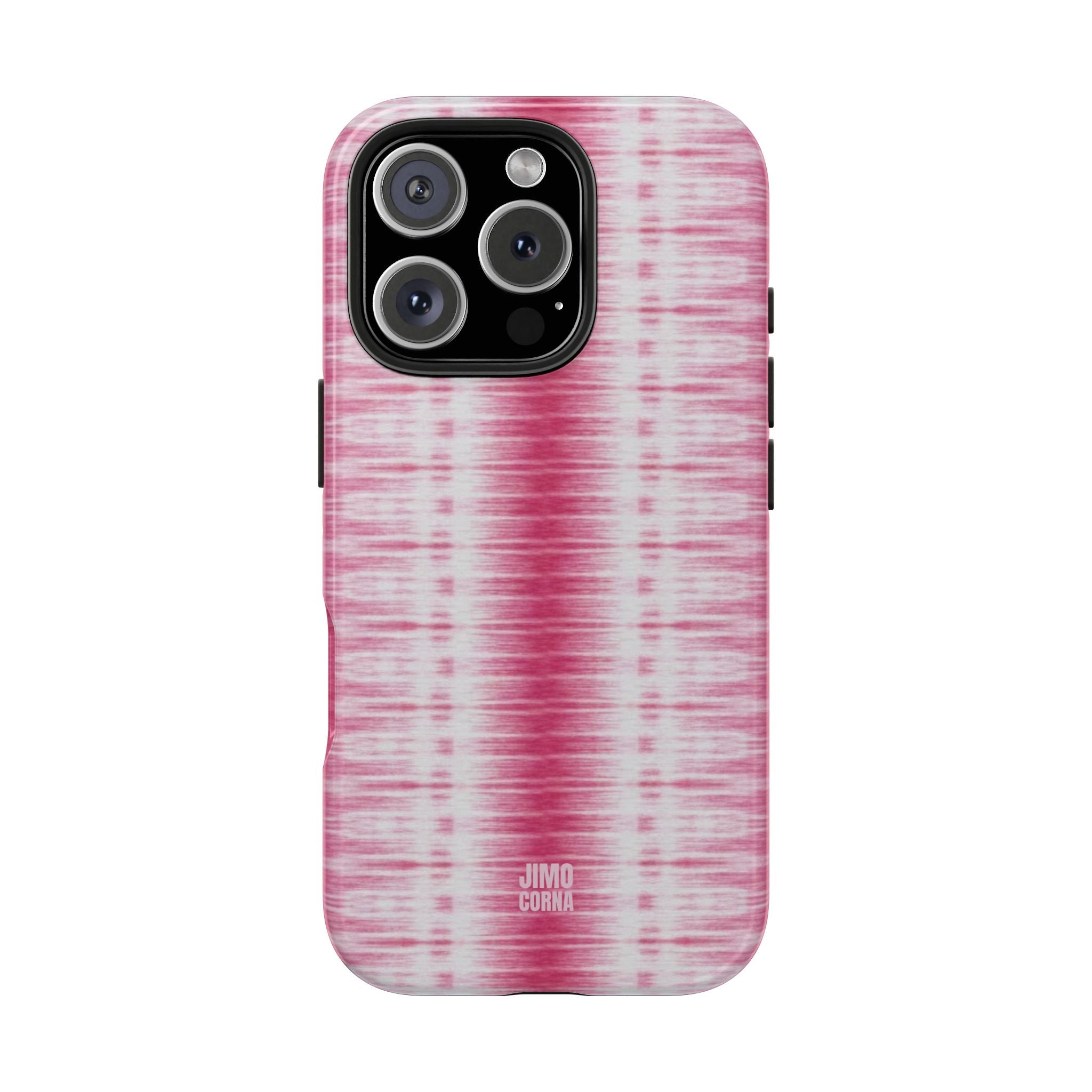 Pink Woven Texture iPhone Case