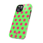 Big Polka Dot | Green and Pink