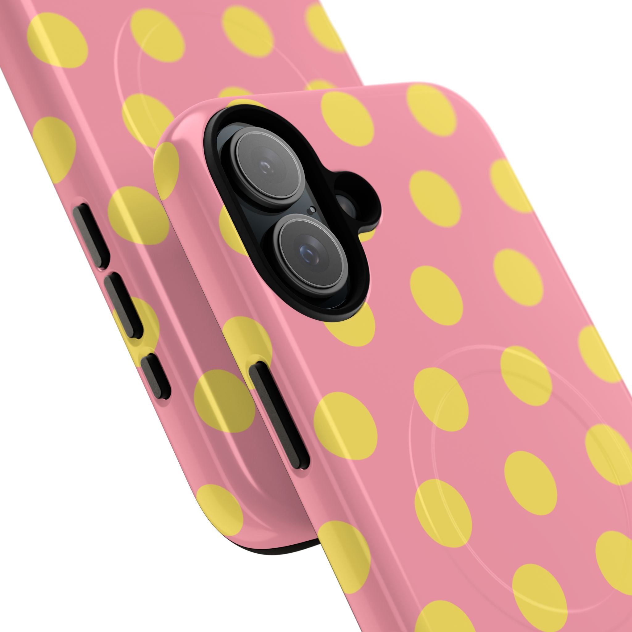 Big Polka Dot | Pink and Yellow